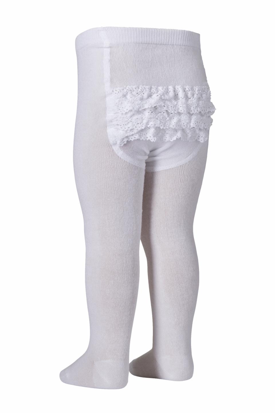 Baumwollstrumpfhosen mit Rüschen Size 90