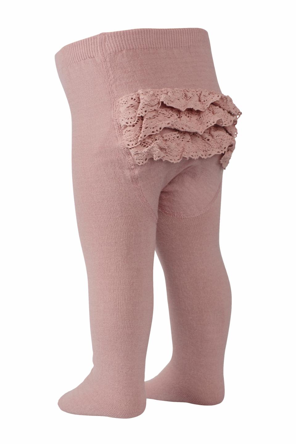 COTTON TIGHTS WITH FRILLS SIZE 90