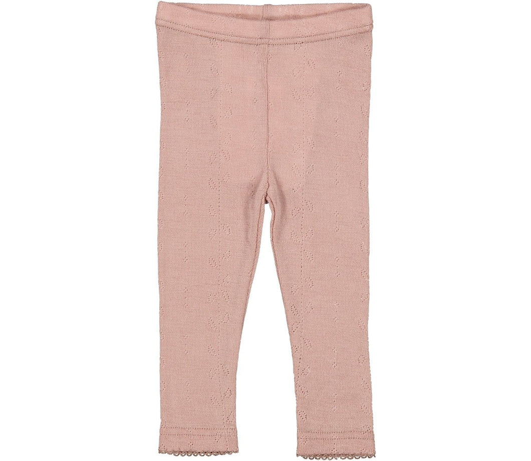 WOLL-LEGGINGS POINTELLE