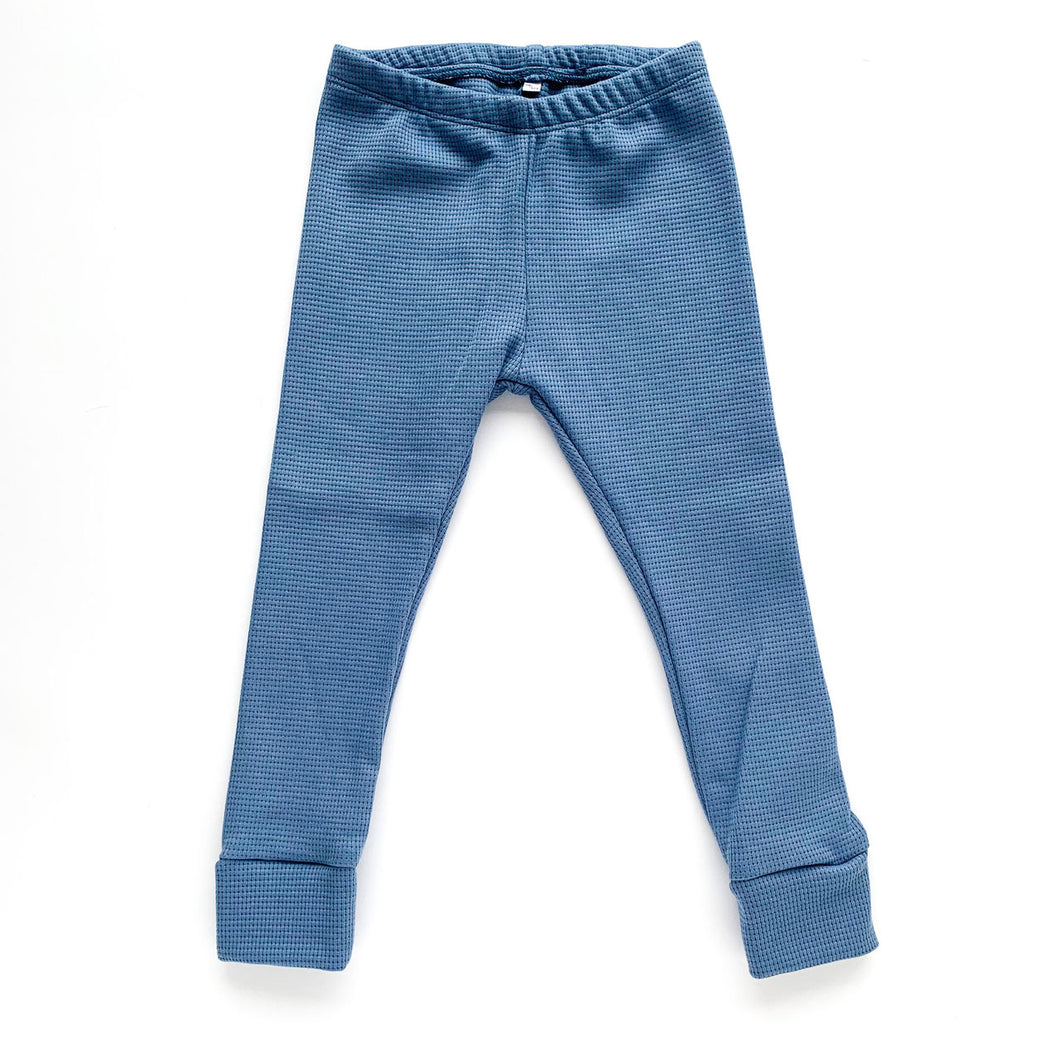 LEGGINGS WAFFELJERSEY DIVERSE FARBEN