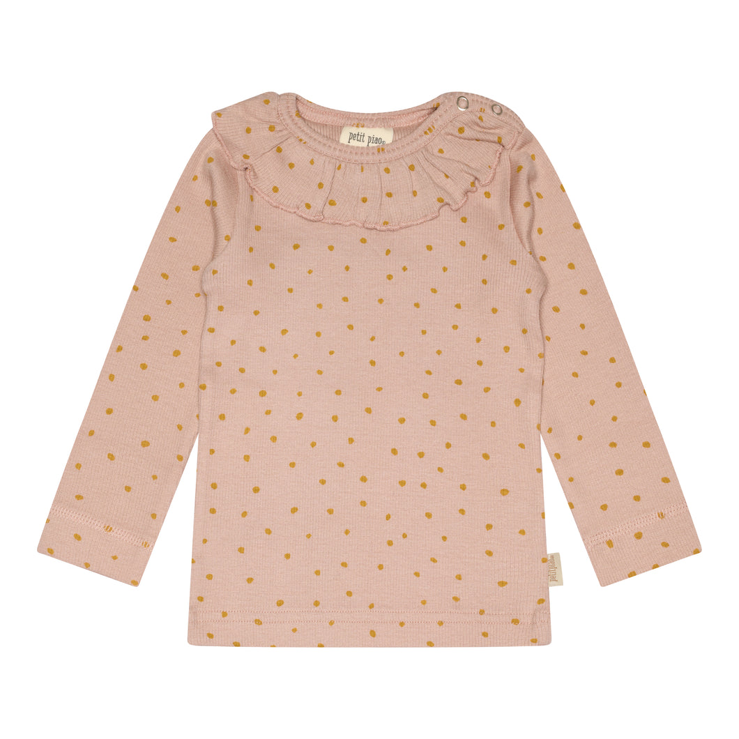 LANGARM SHIRT MIT RÜSCHEN